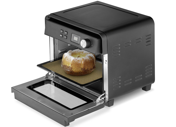 - Heißluftofen zum Backen und Frittieren, in Farbe SCHWARZ Ansicht 4