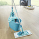 Reinigungshelfer & Reinigungsmittel - Leifheit Bodenwisch-System - gründlich mit jedem Wisch, in Farbe TÜRKIS – Farbe TÜRKIS – Ansicht 1