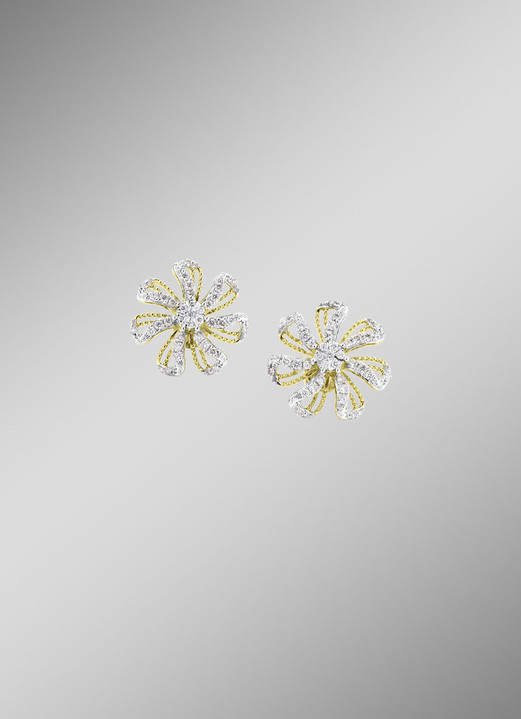 Ohrschmuck - Filigrane Ohrstecker im Blumendesign Ansicht 2 Ohrschmuck - Filigrane Ohrstecker im Blumendesign, in Farbe  Ansicht 2