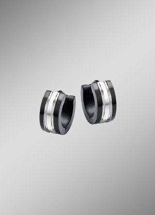 Glänzende Klappcreolen