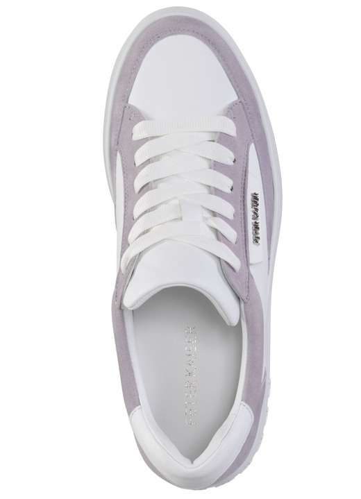 Slipper & Schnürschuhe - Peter Kaiser Schnür-Sneaker aus Nappa- und Veloursleder, in Größe 3 1/2 bis 8, in Farbe WEISS-FLIEDER Ansicht 2