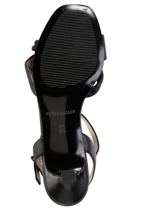 Sandaletten & Pantoletten - Peter Kaiser Sandalette mit Glitzersteinchen, in Größe 4 bis 8, in Farbe WEISS Ansicht 6