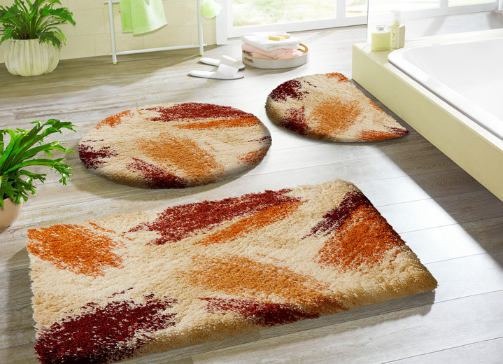 Badgarnituren - Badgarnitur in Supersoft-Qualität von Grund, in Größe 100 (Vorleger halbrund, 50/ 80 cm) bis 112 (WC-Deckelbezug, 47/ 50 cm), in Farbe BLAU Ansicht 8