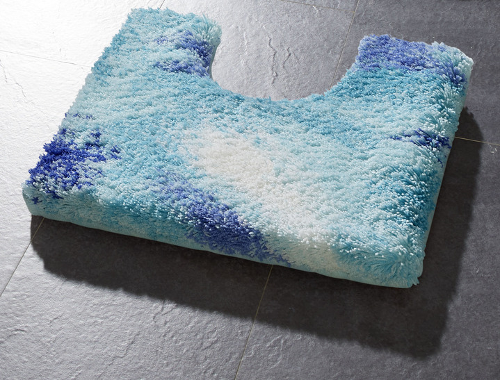 Badgarnituren - Badgarnitur in Supersoft-Qualität von Grund, in Größe 100 (Vorleger halbrund, 50/ 80 cm) bis 112 (WC-Deckelbezug, 47/ 50 cm), in Farbe BLAU Ansicht 3