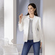 Blazer - Kurzblazer mit Reißverschlusstaschen – Farbe NATURWEISS – Ansicht 3 Blazer - Kurzblazer mit Reißverschlusstaschen, in Größe 034 bis 052, in Farbe NATURWEISS – Farbe NATURWEISS – Ansicht 3