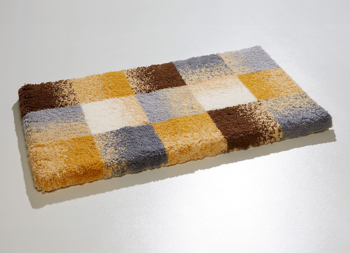 Badgarnituren - Supersoft Badgarnitur mit rutschhemmender Rückseite, in Größe 100 (Vorleger halbrund, 50/ 80 cm) bis 112 (WC-Deckelbezug, 47/ 50 cm), in Farbe TERRA Ansicht 5