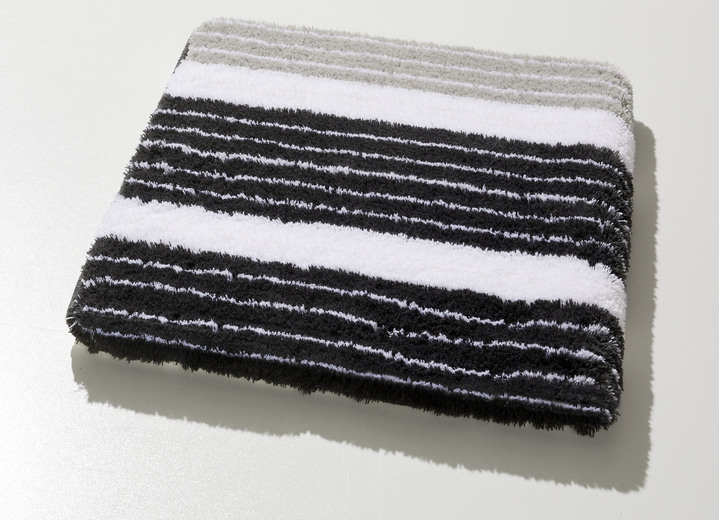 Badgarnituren - Badgarnitur in barfußweicher Qualität, in Größe 100 (Vorleger halbrund, 50/ 80 cm) bis 112 (WC-Deckelbezug, 47/ 50 cm), in Farbe ROT Ansicht 7