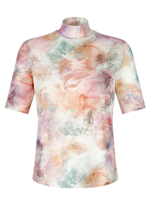 Shirts - Shirt mit modischem Stehkragen, in Größe 044 bis 052, in Farbe MULTICOLOR Ansicht 3