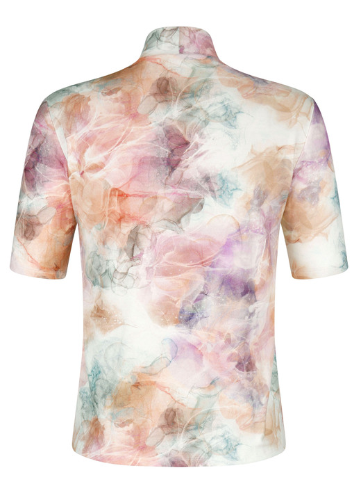 Shirts - Shirt mit modischem Stehkragen, in Größe 044 bis 052, in Farbe MULTICOLOR Ansicht 4