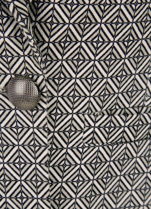 Blazer - Blazer mit grafischem Dessin Ansicht 3 Blazer - Blazer mit grafischem Dessin, in Größe 020 bis 052, in Farbe CAMEL-SCHWARZ Ansicht 3