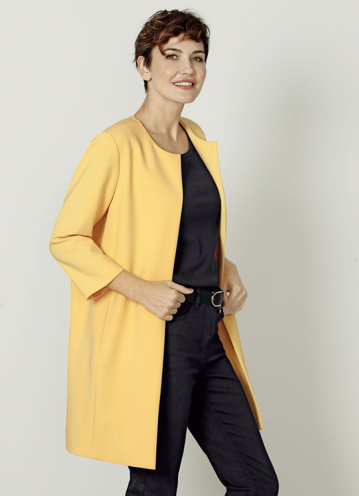 Blazer - Longblazer mit Taschen Ansicht 3 Blazer - Longblazer mit Taschen, in Größe 020 bis 052, in Farbe PINK Ansicht 3