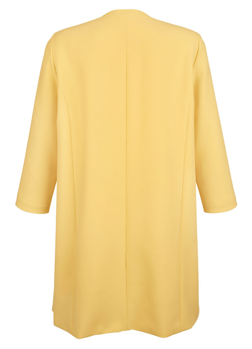 Blazer - Longblazer mit Taschen, in Größe 020 bis 052, in Farbe GELB Ansicht 3