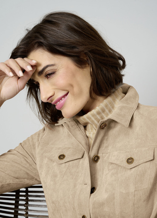 Blazer - Blazer aus Cord, in Größe 038 bis 052, in Farbe CAMEL Ansicht 2