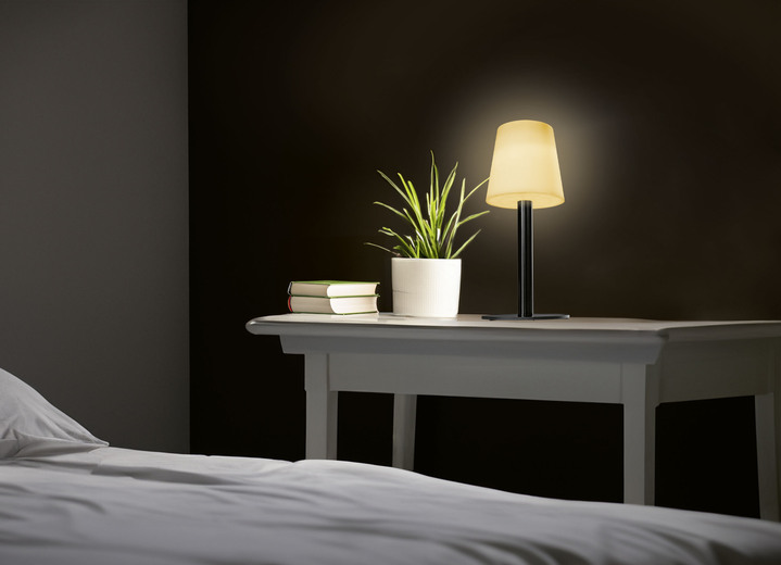 Gartenbeleuchtung - Solar-Tischleuchte EASYmaxx, in Farbe WEISS-SCHWARZ Ansicht 6