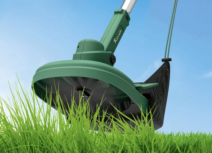 Gartenpflege - RuWi Akku-Trimmer mit Fangnetz, in Farbe GRÜN-SCHWARZ-SILBER Ansicht 5