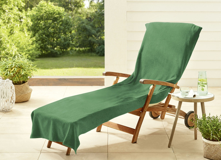 Kissen, Polster & Auflagen - Dyckhoff-Schonbezüge aus Frottee, in Größe 300 (für Hochlehner, ca. 60x130 cm) bis 301 (für Liegen, ca. 70x200 cm), in Farbe ORANGE Ansicht 5