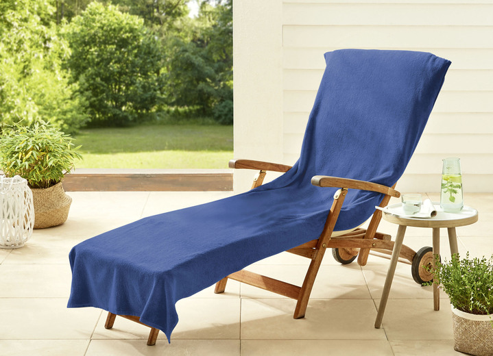 Kissen, Polster & Auflagen - Dyckhoff-Schonbezüge aus Frottee, in Größe 300 (für Hochlehner, ca. 60x130 cm) bis 301 (für Liegen, ca. 70x200 cm), in Farbe ORANGE Ansicht 6