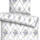Bettwäschegarnituren - Bettwäsche-Garnitur in kuschelweicher Qualität, in Größe 112 (80/80 cm + 135/200 cm) bis 412 (4-teiliges Sparset), in Farbe BLAU – Farbe FLIEDER – Ansicht 1