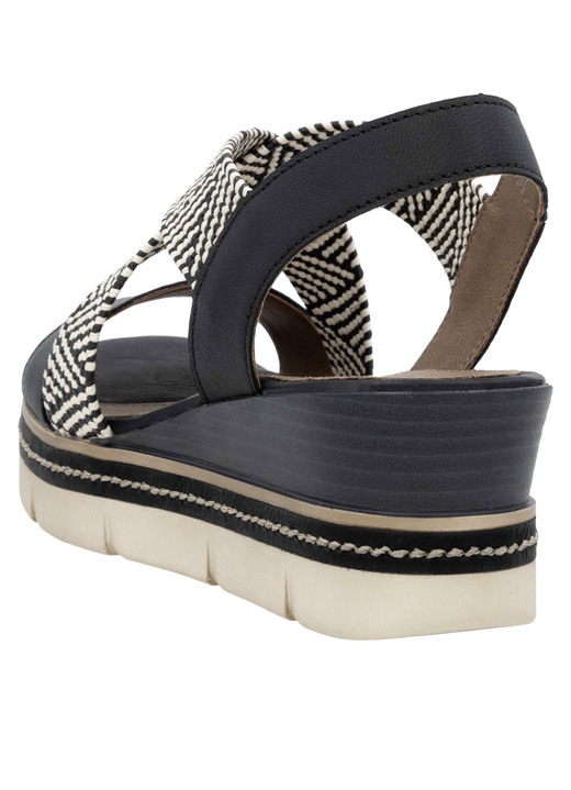 Sandaletten & Pantoletten - Remonte Sandalette mit Flechtdurchzügen, in Größe 036 bis 042, in Farbe HELLBEIGE-SAND Ansicht 8