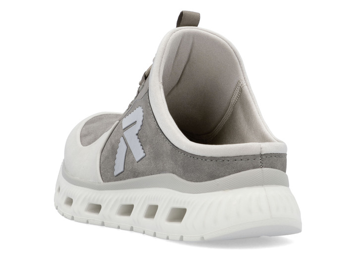 Slipper & Schnürschuhe - Rieker Slipper mit elastischem Schnellschnürsystem mit Stopper, in Größe 036 bis 042, in Farbe EISGRAU-GRAFIT Ansicht 3