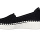 Slipper & Schnürschuhe - SKECHERS Slipper aus dehnbarem Strick-Material, in Größe 036 bis 041, in Farbe SCHWARZ – Farbe SCHWARZ – Ansicht 4