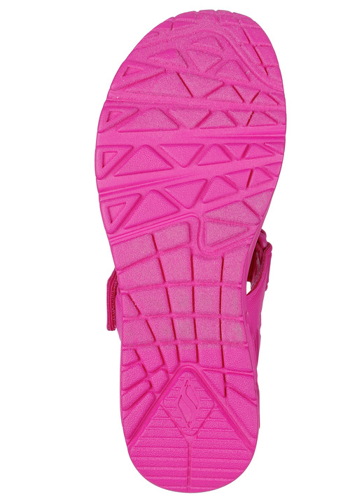 Sandaletten & Pantoletten - SKECHERS Sandale aus dehnbarem Textilmaterial, in Größe 036 bis 041, in Farbe WEISS Ansicht 8