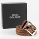 Gürtel - GINO GALANTE, eleganter Herren-Gürtel inkl. Box, 3 cm breit, in Größe 100 bis 120, in Farbe COGNAC