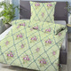 Bettwäschegarnituren - Bettwäsche-Garnitur in kuschelweicher Qualität, in Größe 112 (80/80 cm + 135/200 cm) bis 412 (4-teiliges Sparset), in Farbe GELB – Farbe GRÜN – Ansicht 1