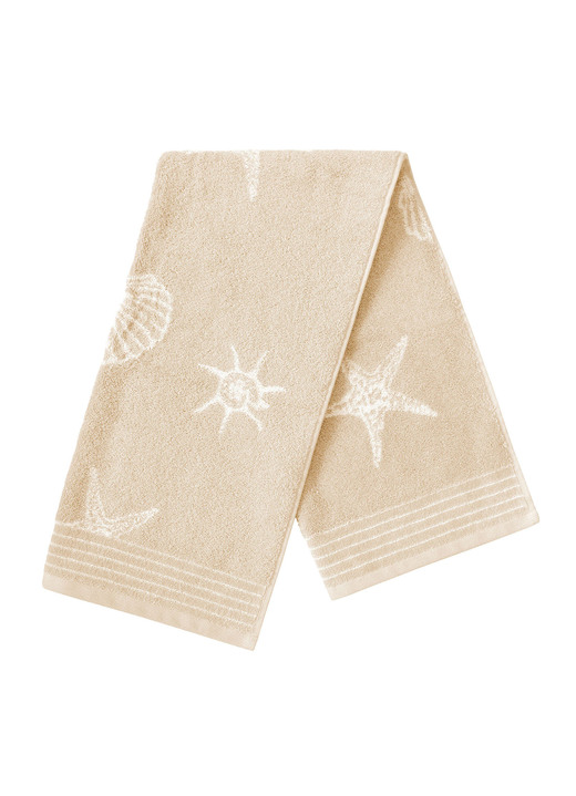 Handtücher - Frottier-Serie von Dyckhoff aus 100% Baumwolle, in Größe 200 (Handtuch, 50x100 cm) bis 204 (Duschtuch, 70x140 cm), in Farbe TÜRKIS Ansicht 8