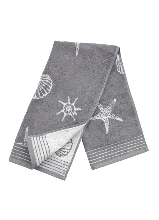 Handtücher - Frottier-Serie von Dyckhoff aus 100% Baumwolle, in Größe 200 (Handtuch, 50x100 cm) bis 204 (Duschtuch, 70x140 cm), in Farbe TÜRKIS Ansicht 11