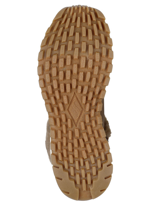 Stiefel & Stiefeletten - SKECHERS, gefütterte Damen-Boots, Winterschuhe, mit flauschigem Plüschkragen, in Größe 036 bis 041, in Farbe ECRU Ansicht 5