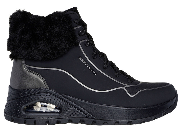 Stiefel & Stiefeletten - SKECHERS, gefütterte Damen-Boots, Winterschuhe, mit flauschigem Plüschkragen, in Größe 036 bis 041, in Farbe BRAUN Ansicht 11