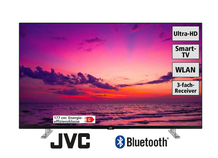 - JVC 4K-Ultra-HD QLED-Android-Fernseher, in Farbe SCHWARZ Ansicht 2