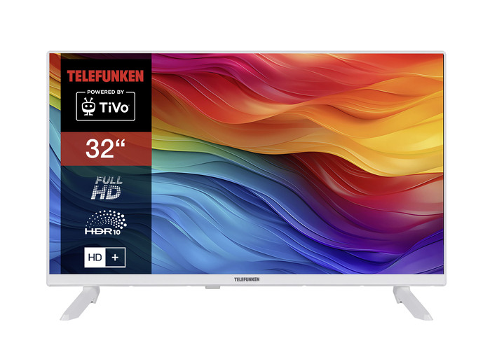 - Telefunken XF32TO750-W Full-HD-Smart-LED-Fernseher, in Farbe WEISS Ansicht 2