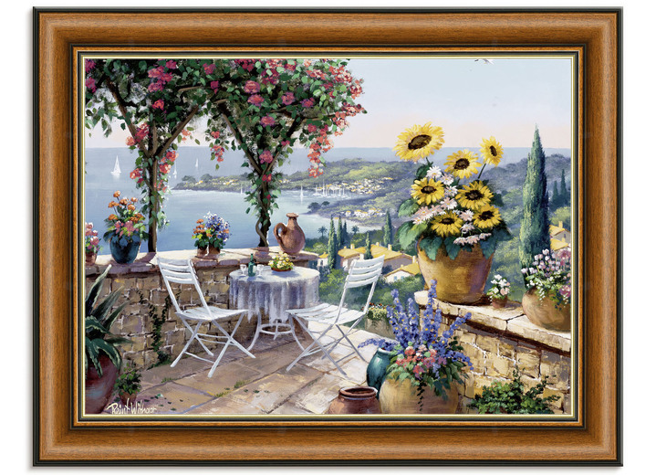 Landschaft - Bild im Designrahmen Ansicht 2 Landschaft - Bild im Designrahmen, in Farbe BUNT Ansicht 2