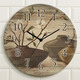 Uhren - Wanduhr im Vintage-Look – Farbe BRAUN-NATUR – Ansicht 1 Uhren - Wanduhr im Vintage-Look, in Farbe BRAUN-NATUR, in Ausführung Quartzuhrwerk – Farbe BRAUN-NATUR – Ansicht 1