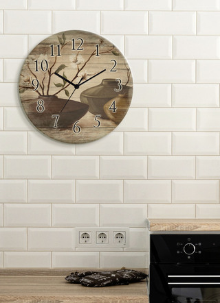Wanduhr im Vintage-Look