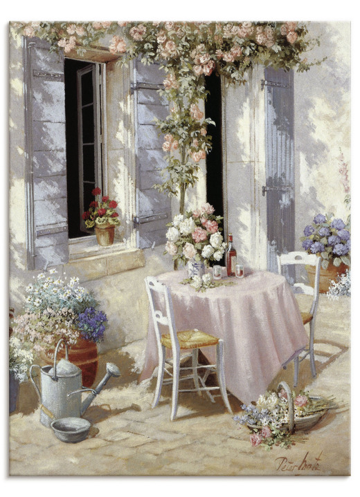 Bilder - Romantisches Leinwandbild Einladung, in Farbe BUNT Ansicht 2