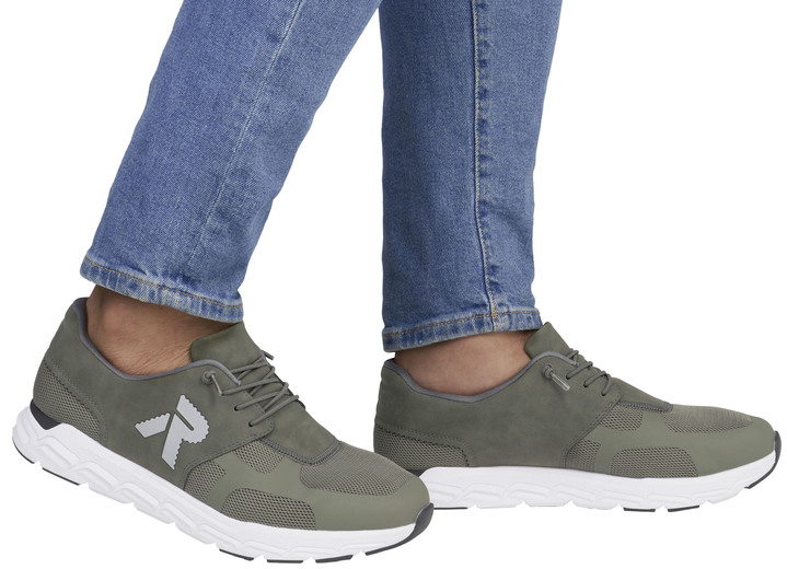 Slipper & Schnürschuhe - Rieker Sneaker mit elastischer Zierschnürung, in Größe 040 bis 047, in Farbe DUNKELBLAU Ansicht 15