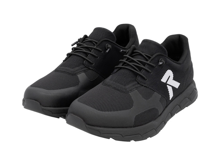 Slipper & Schnürschuhe - Rieker Sneaker mit elastischer Zierschnürung, in Größe 040 bis 047, in Farbe DUNKELBLAU Ansicht 19