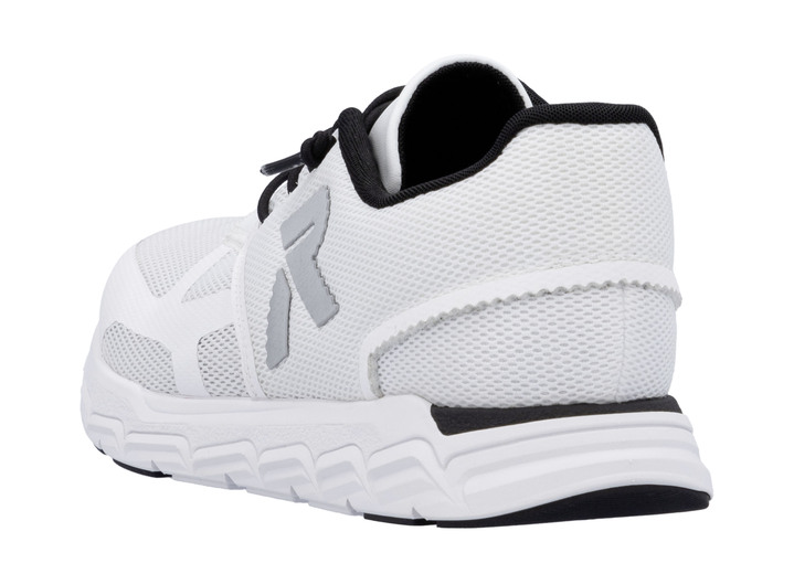 Slipper & Schnürschuhe - Rieker Sneaker aus teilweise beschichtetem Meshmaterial, in Größe 036 bis 043, in Farbe WEISS Ansicht 6