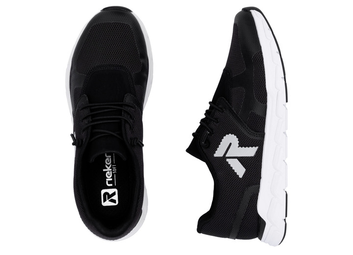 Slipper & Schnürschuhe - Rieker Sneaker aus teilweise beschichtetem Meshmaterial, in Größe 036 bis 043, in Farbe WEISS Ansicht 15