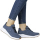 Slipper & Schnürschuhe - Rieker, stylische Damen-Sneaker, Weite H, mit herausnehmbarem Fußbett, in Größe 036 bis 042, in Farbe WEISS-SCHWARZ – Farbe JEANS – Ansicht 7
