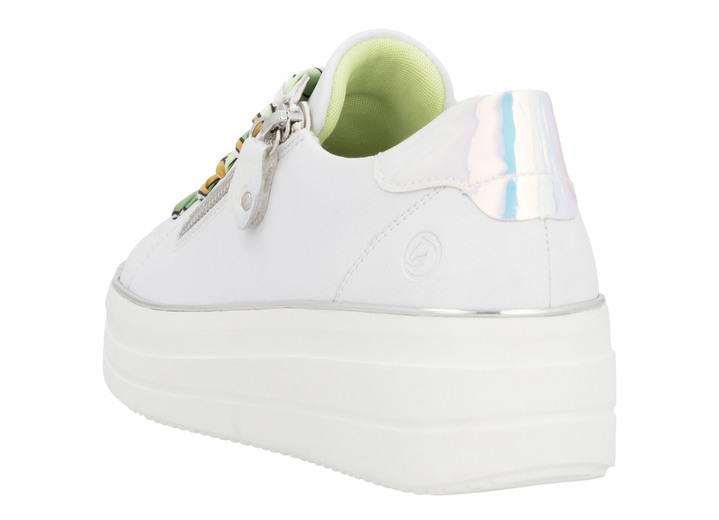 Slipper & Schnürschuhe - Remonte Sneaker mit bunter Schnürung, in Größe 036 bis 042, in Farbe BLEU-WEISS Ansicht 13