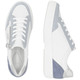 Slipper & Schnürschuhe - Remonte Sneaker aus Nappa- und Veloursleder mit Metallic-Besatz, in Größe 036 bis 042, in Farbe BLAU-WEISS-SILBER – Farbe BLAU-WEISS-SILBER – Ansicht 7