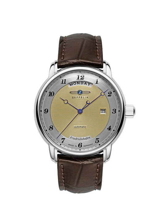 Mechanikuhren / Automatikuhren - Automatik-Herrenuhr Friedrichshafen 8562-5, in Farbe  Ansicht 2