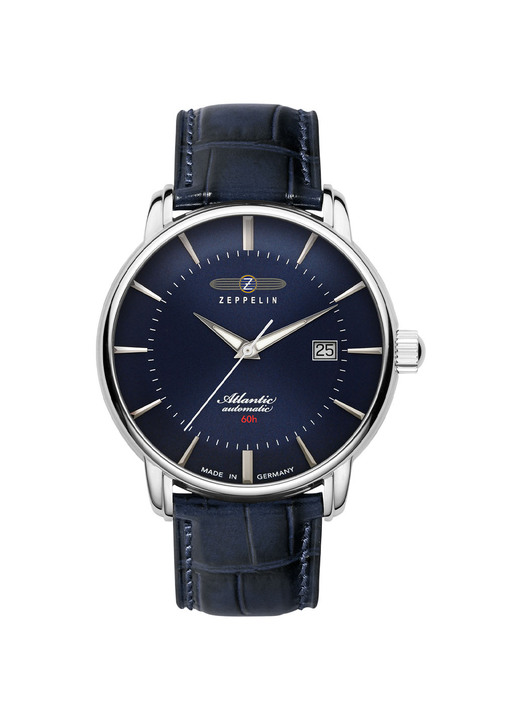 Mechanikuhren / Automatikuhren - Automatik-Herrenuhr, Zeppelin-Atlantic 8460-5 Ansicht 2 Mechanikuhren / Automatikuhren - Automatik-Herrenuhr, Zeppelin-Atlantic 8460-5, in Farbe  Ansicht 2