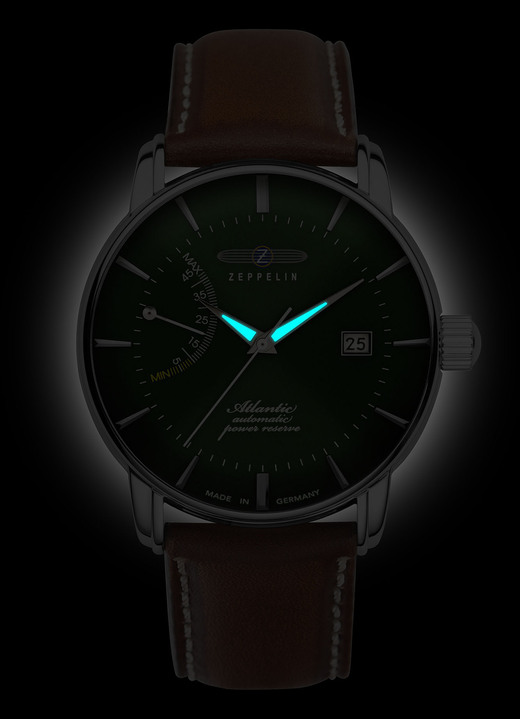 Mechanikuhren / Automatikuhren - Automatik-Herrenuhr, Zeppelin-Atlantic 8462-4, in Farbe  Ansicht 3