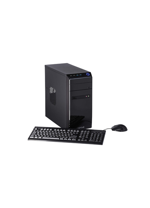 Computer & Elektronik - Für jeden Anspruch die passende Ausstattung: PC-Rechner-Set von Captiva, in Farbe SCHWARZ, in Ausführung I81-132. Der Einsteiger Ansicht 5