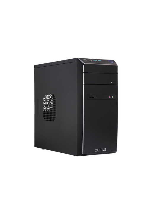 Computer & Elektronik - Für jeden Anspruch die passende Ausstattung: PC-Rechner-Set von Captiva, in Farbe SCHWARZ, in Ausführung I81-132. Der Einsteiger Ansicht 6
